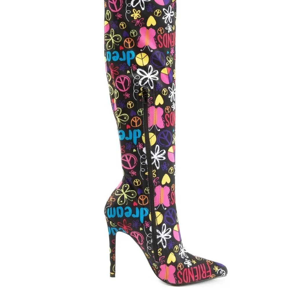 MEMORIES OF SOFIA THIGH HIGH HEEL BOOT ( BRAND NEW !!! )